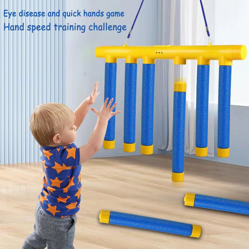 Falling Sticks Challenge: Educational Reaction Training Toy for Kids and Parent-Child Interactive Play