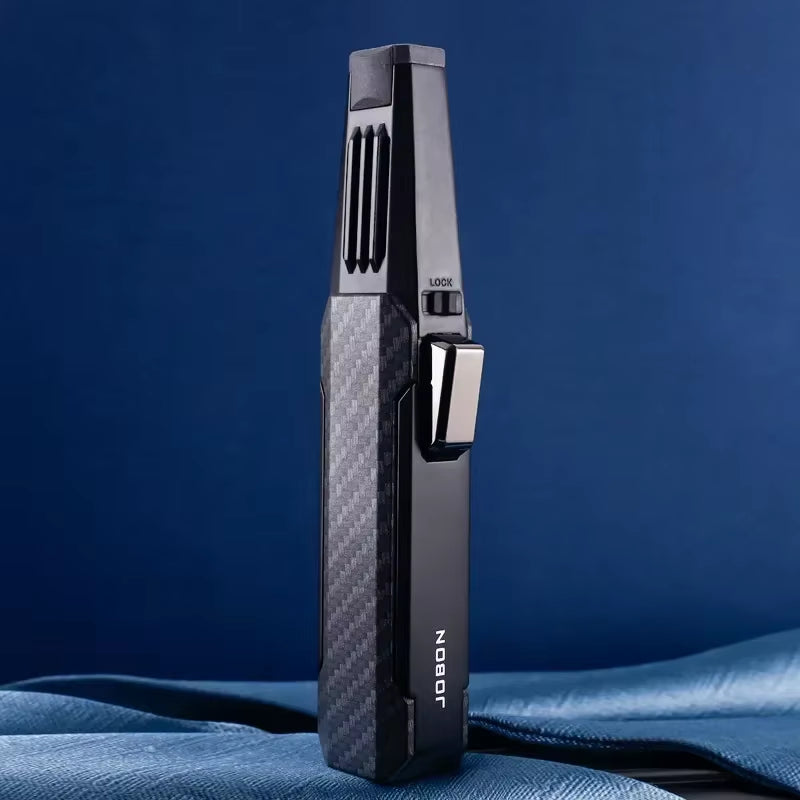 Windproof Super Big Flame Torch Lighter Outdoor Camping BBQ Kitchen Lighter Refillable Butane Lighter Men'S Tools No Box No Gas