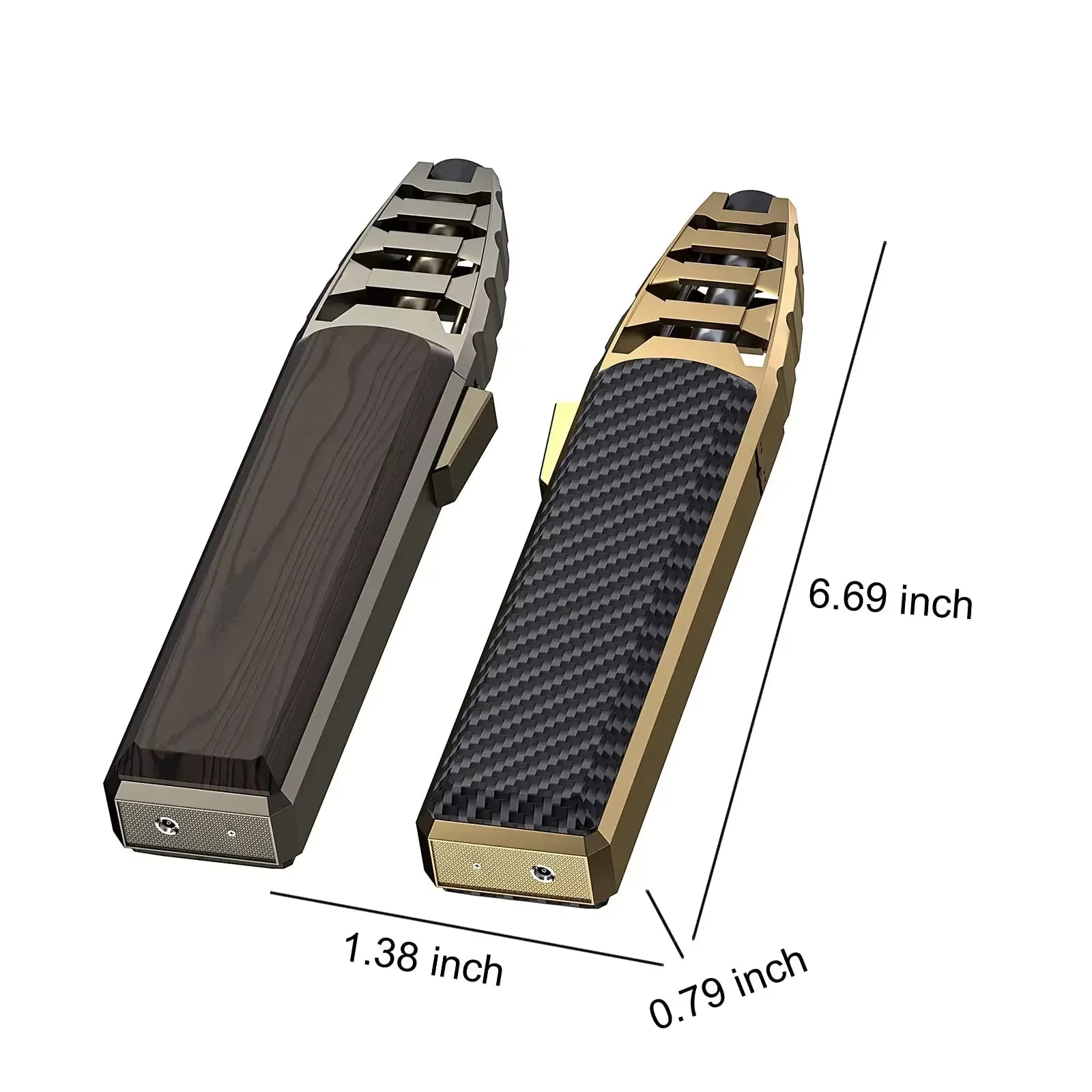 Windproof Super Big Flame Torch Lighter Outdoor Camping BBQ Kitchen Lighter Refillable Butane Lighter Men'S Tools No Box No Gas